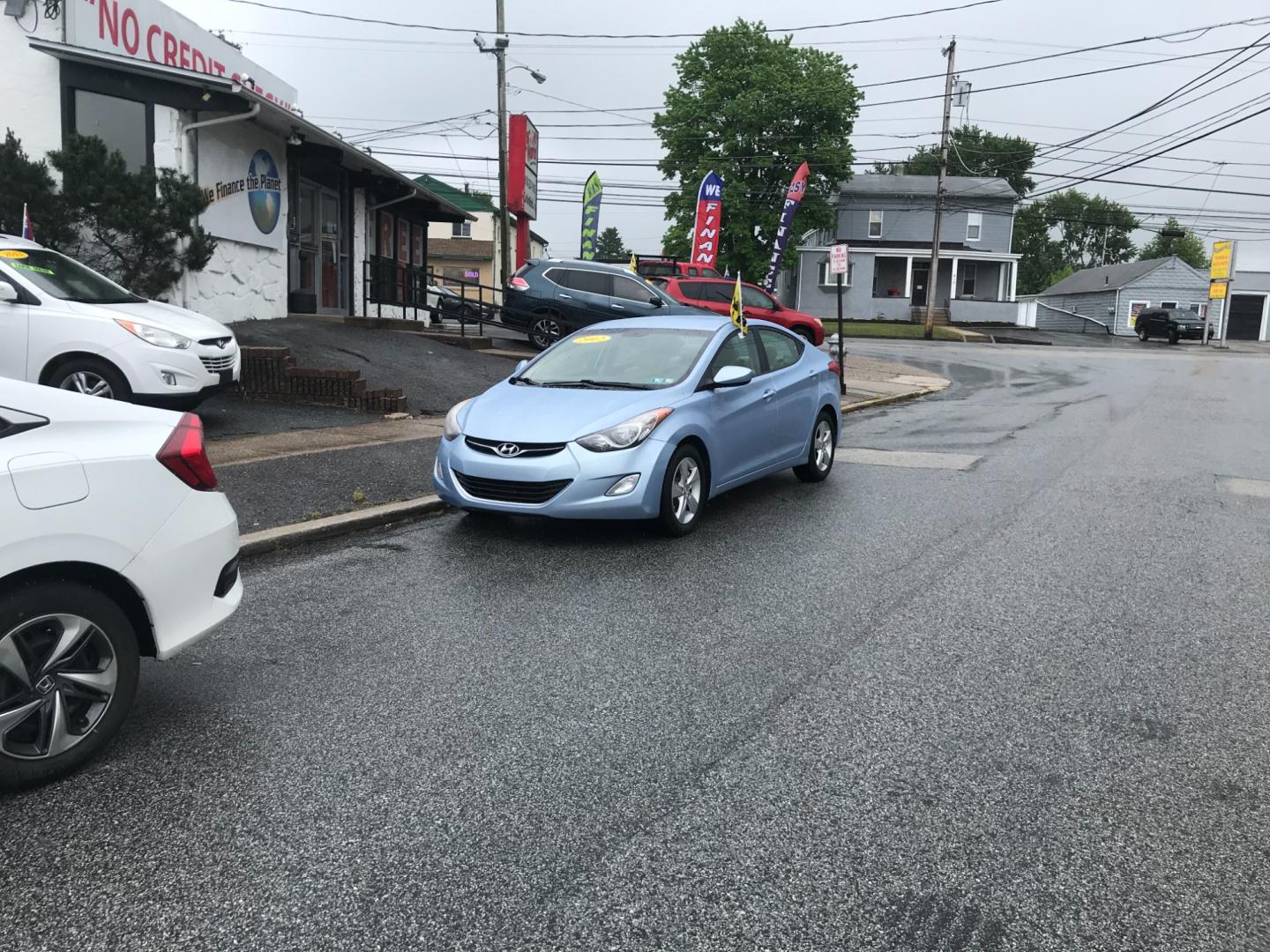 2012 Blue /Tan Hyundai Elantra GLS (KMHDH4AE0CU) with an 1.8 V4 engine, Automatic transmission, located at 577 Chester Pike, Prospect Park, PA, 19076, (610) 237-1015, 39.886154, -75.302338 - 2012 Hyundai Elantra GLS: Only 68k miles, new PA inspection, great on gas, SUPER CLEAN, runs LIKE NEW! This vehicle comes inspected and has been given a bumper to bumper safety check. It is very clean, reliable, and well maintained. We offer a unique pay plan that is known for being the easiest a - Photo#1